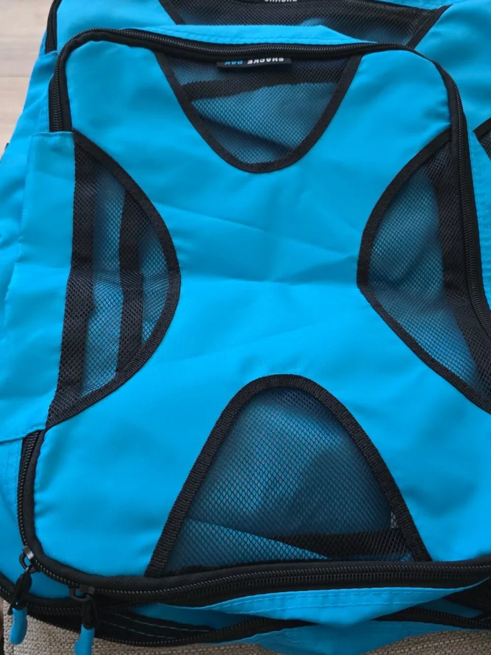 Shacke Pak 3 Set Packing Cubes - Travel Organizers with Laundry Bag (Aqua Teal)